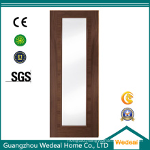 Modern Flush Interior Door with Glasses